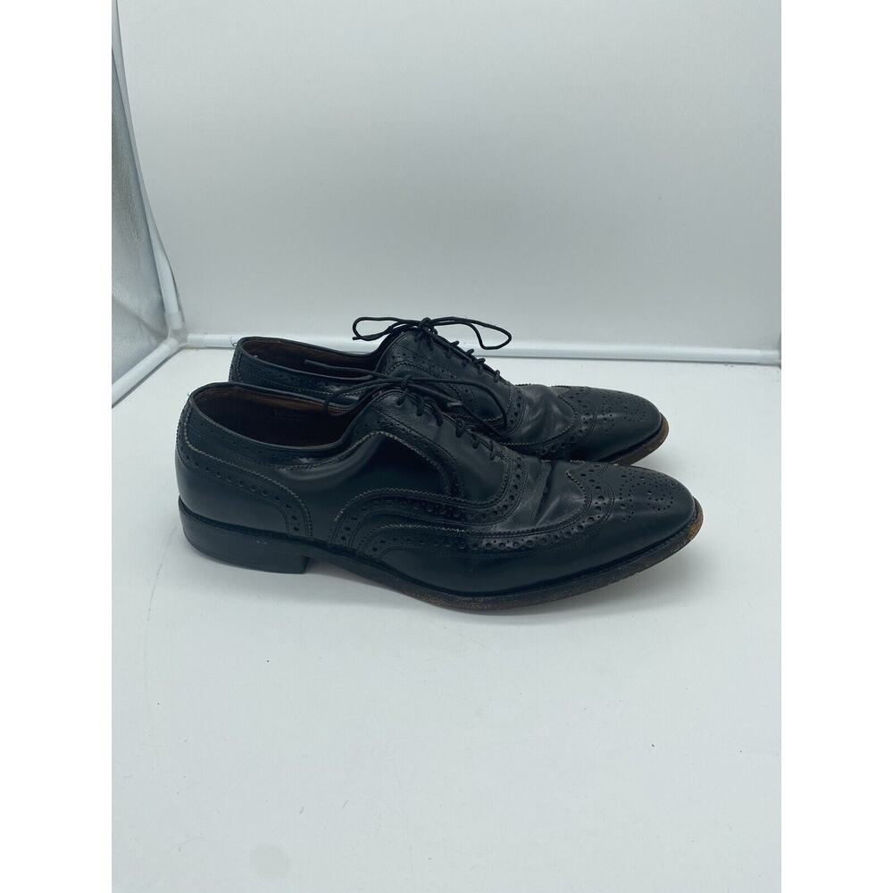 Allen Edmonds McAllister Wingtip Oxford Black Leather Mens‎ Dress Shoes 10.5 C